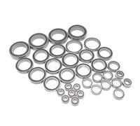 For Traxxas For X-Maxx 8S V1 1/5 Pre Greased Complete Bearings 35Pc Kit Chrome Steel Black Sealed Fits RC Car Upgraded RPM Hubs Rc Upgraded Parts