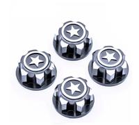 For Traxxas For X-Maxx For Summit For E-Revo 1/8 4PCS Aluminum 17mm Hex Wheel Nuts For Buggy RC Truck Upgrade Modification Parts Rc Accessories