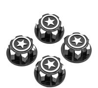 For Traxxas For X-Maxx For Summit For E-Revo 1/8 4PCS Aluminum 17mm Hex Wheel Nuts For Buggy RC Truck Upgrade Modification Parts Rc Accessories