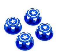 For Traxxas For X-Maxx For Summit For E-Revo 1/8 4PCS Aluminum 17mm Hex Wheel Nuts For Buggy RC Truck Upgrade Modification Parts Rc Accessories