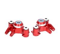 For Traxxas Slayer For Summit For Revo 1/10 Front Rear Alloy Steering Block Knuckle Axle Carriers Bearing RC Car Accessories RC Car Steering Knuckle(Red)