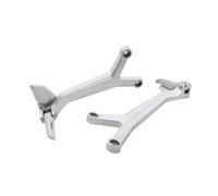 For Trident 660 2021-2022 2023 2024 2025 For TRIDENT660 Motorcycle Rear Passenger Footpegs Kit Foot Rest Bracket Foot Pegs(All silver suit)