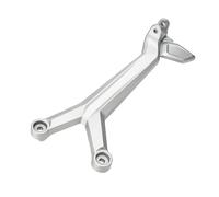 For Trident 660 2021 2022 2023 2024 Passenger Foot Pedals Holder Footpeg Kit Motorcycle Rear Footrest Bracket Motorcycle Footpegs(1Silver on the right)