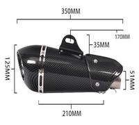 For TRIU&MPH For STREET TRIPLE 765S R RS 2017-2021 Motorcycle Exhaust Modified Muffler Middle Link Pipe Catalyst Delete Pipe Motorcycle Muffler Exhaust Pipe(6)