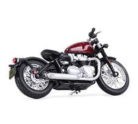 For Triumph Bonneville Bobber 1:18 Static Die-cast Motorcycle Model Locomotive Street Car Sports Car Mini Motorcycle Replica Motorcycle Enthusiasts Gift Collection Souvenir Vehicle Ornament Cake Decor