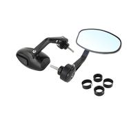 For Triumph For DAYTONA 600 650 For Tiger 800 For Speed For Triple 750 Bar End Mirrors Handle Rearview Side Mirror 7/8" 22mm(Type 2 black)