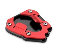 For Triumph For Tiger 1200 For Pro For Explorer For Not Rally 2022-2025 CNC Side Stand Base Extender Plate Support Extension Widener POMPOMPUR(Red)