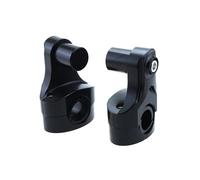 For Triumph For Tiger 800 900 For Explorador 1200XR 2012-2020 Handlebar Riser Clamp Heighten 5cm Moto Motorcycle Riser Clamp(Black)