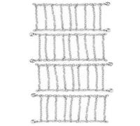 For Trx-4M 1/18 Rc Car Upgrade Parts Stainless Steel 58Mm 64Mm Anti Skid Snow Chains Decorative Spare Replace Toy Models Rc Accessories