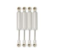 For TRX4 For Redcat For Axial For SCX10 II RBX10 1/10 4PCS 70/80/90/100/110mm Built-in For Spring Shock Absorber Damper RC Car Parts Replacement RC Car Shock Absorber(Silver,90mm)