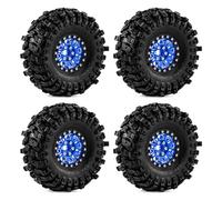 For TRX4 For SCX10 II RC Remote Control Car Heavy Duty 1.9" Beadlock Wheels Tires Set 12mm Hex Crawler Rims Upgrad Parts Rc Drift Cars Parts