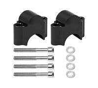 For TRX450 For TRX400 For TRX350 1 Pair Motorcycle 28mm 1 1/8" 22mm 7/8" Handlebar Riser Bar Mount Handle Clamp Motorcycle Handle Bar Riser(28MM Black)