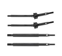 For TRX4M For Defender For Bronco Axle Shafts 5mm Extended 2mm Thread Front Rear Driveshaft Replacement 1/18 RC Crawler Upgrade Parts RC Accessories(Black)