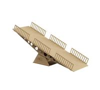 For TRX4M UTB18 For SCX24 AX24 For FCX24 1/18 1/24 Bridge Course Prop Road Obstacle Steep Slope RC Crawer Car Upgrade Parts RC Car Parts(Size2)
