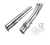 For TT 2000 2001 2002 2003 2004 2005 2006 1.8L Engine Exhaust Systems TURBO DOWNPIPE EXHAUST Manifolds Silver HBGURM