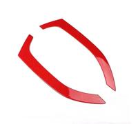 For TT 2008-2014 Car Door Interior Panel Decoration Strips Styling Interior Molding Accessories IENQBVL(Carbon Fiber Red)