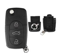 For TT For A4 For A6 For A8 For Quattro With For CR1620 Replacement 3 Buttons Flip Car Key Case Shell Fob(2)