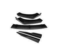 For TT TTS TTRS 2004-2019 Decoration Front Bumper Splitters Lip Body Kit Spoiler Side Skirts Extensions Accessories(Carbon Fiber look1)