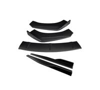 For TT TTS TTRS 2004-2019 Decoration Front Bumper Splitters Lip Body Kit Spoiler Side Skirts Extensions Accessories(Matte black 1)