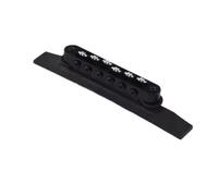 For Tune-O-Matic Roller Saddle Guitar Bridge for 6 String Electric Guitars or Jazz Guitars Made in Korea Discount(Black Ebony Bottom)