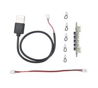 For Tuozhu IA005 Power Distribution Board for 3D Printed Model Electronics with PH2.0 2P Input SH1.0 2P Output and Short Circuit Protection (Set)