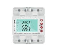 For Tuya Compatible For WiFi Relay Switch for Three Phase Meter Overvoltage Undervoltage Cutoff Protection Adjustable Voltage Limits Rated AC380V 50Hz/60Hz
