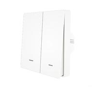 For Tuya for ZigBee 3.0 Smart Scene Switch Wireless Powered Sticker Wall Switch for Smart Life App for Home Lighting Control Room Scene Settings(2gang)