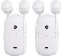 For TUYA for Zigbee Smart Curtains Robot 3 in 1 motor for Roman Rod T/U-Rail,minimizes noise during operation, ensures a serene environment for both early risers and night owls(2pcs)