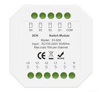 for tuya for zigbee Smart Light Switch 16A Wireless Relay Module Voice Group Control Timer Scene Automation White(Zig-bee 3 on)