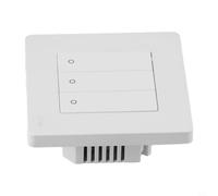 For Tuya For ZigBee Smart Switch with For moes Star Backlight Design Wall Mounted for Ring Series Ecosystem (3 Gang White)