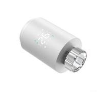 for tuya for zigbee Smart Thermostatic Radiator Valve Programmable Heating Control Auto Schedule Safety Lock White(White)