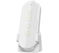 for Tuya Smart for ZigBee 3.0 Scene Switch, 4 Gang 12 Scenes | 2.5D glass, fluorescent, 3V-, 20uA, 118x45x13.5mm, single/double/long press, group, share, desktop, wall