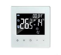 For Tuya Smart Ready 25A WiFi Thermostat for Electric Floor Heating Applications Up to 5000W Power Handling (White)
