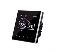 For Tuya Smart Thermostat, WiFi Programmable Thermostat for Water/Floor Heating/Gas Boiler with Touchscreen and Adjustable Backlight and Voice Control