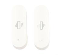 For Tuya Smart Vibration Detector for App Wireless 2.4GHz WiFi 802.11 b/g/n Real-Time Motion Shock Alarm Notification (2pc)