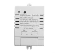 For Tuya Smart WiFi Switch 30A AC 85-265V DIY Timer Relay with Scheduled On Off Control and 433MHz RF Compatibility