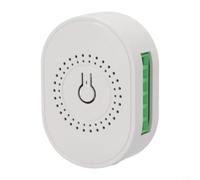 for tuya Smart WiFi Switch Module with RF433 Remote, 16A Energy Monitoring, 2-Way Voice Control for Alexa-Echo, Timer Relay Breaker for Home Lighting Automation, White(White)