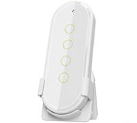 For Tuya Smarts Wireless Scene Switch, 2.5D Tempered Glass Touch Remote | For Tuya Smarts Home Switch, Wireless Scene Controller, APP-Control, Click Double Click Long Press, Fluorescent Button
