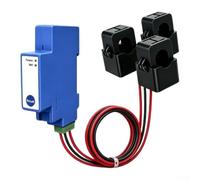 for tuya WiFi Current Transformer with Clamp Design for Three Phase Four | Bidirectional Measurement of Voltage and Electricity, No for RJ45 Needed, 80A 120A 200A for ct for Commercial Energy