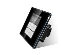 for tuya WiFi LCD Smart Switch 3 Gang Light Control for tuya(Black)