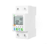 For Tuya WiFi Smart Current Breaker Single Phase Electric Meter, Smart Meter Energy Monitor Digital Power Consumption Monitor