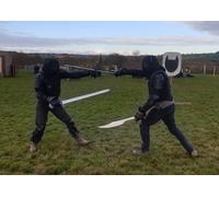 For two, 90-minute Battle Royale Sword Combat experience