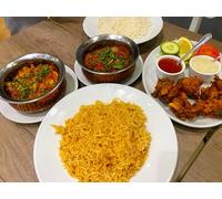 For Two People: Feast of India: Two Course Meal with Rice or Naan & a Drink