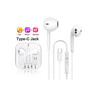 (For Type-C) Original Headphones For Apple iPhone 16 15 14 13 11 12 Pro Max Plus In-ear Lightning 3.5MM Wired Bluetooth Earphones Accessories