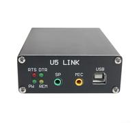 for U5 Link for ICOM Radio Connector with Power Interface, DIN13-DIN8 Data Cable for IC-7200 703 706 718, USB CAT Control Adapter with PTT and CIV Remote Support