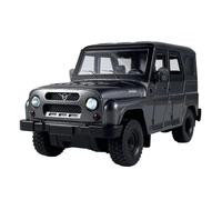 For UAZ Hunter Jeep 1:24 Metal Car Model Home Fashion Decoration Birthday Gift(Grey)