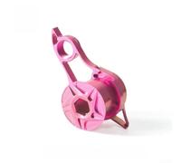 for udh Compatible Tail Hook CNC Alloy 6.4cm Blue Lightweight CNC Derailleur Hanger TC4 Alloy Silver for Mountain Bike Rear Hanger for udh Direct Mount Precision 6.4cm Tail Hook for SRAM for axs(Pink)