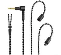 For Ue900 Headphone Upgrade Cable With 4 Strand Twisted Wire And Oxygen Free Copper Core For Clear Sound Black 1.2m Length(intersection)