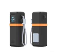 for ugreen 200W Power Bank Case Soft Silicone Cover - Drop Protection Shell with Textured for surface - 12x8x5cm(Black)