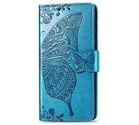for Ulefone Note20 Pro Case, Butterfly Shockproof PU Leather Flip Cover Notebook Wallet Case With Magnetic Closure Stand Card Holder ID Slot Folio Soft TPU Bumper Protective for Ulefone Note20 Pro